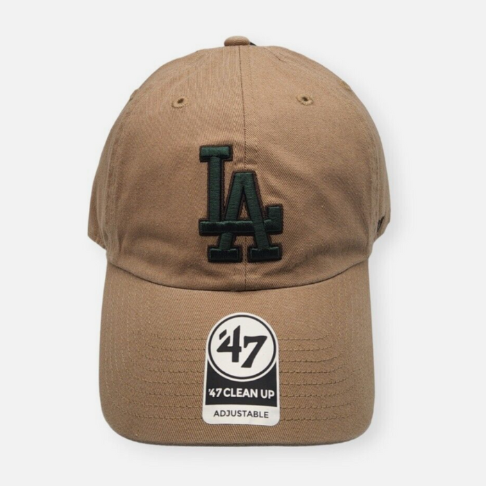 '47 Los Angeles Dodgers Clean Up Ballpark Khaki/Brown Adjustable Hat - LOCAL FIXTURE