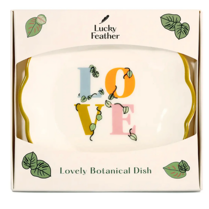 Botanical & Letters Dish - LOCAL FIXTURE