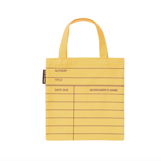 Library Card: Yellow Tote Bag | Mini - LOCAL FIXTURE