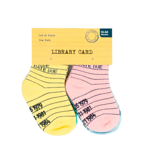 Library Card Children's Socks (4-pack) - LOCAL FIXTURE