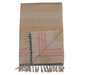 Woven Cotton Blend Throw with Stripes and Fringe - LOCAL FIXTURE