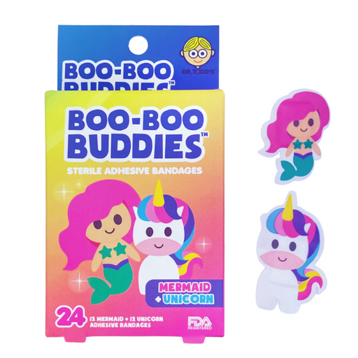 Boo Boo Buddies Mermaid and Unicorn Bandages - LOCAL FIXTURE