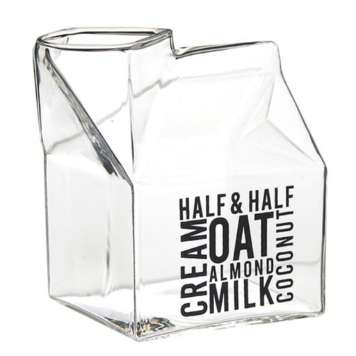 Glass Milk Carton Creamer - LOCAL FIXTURE