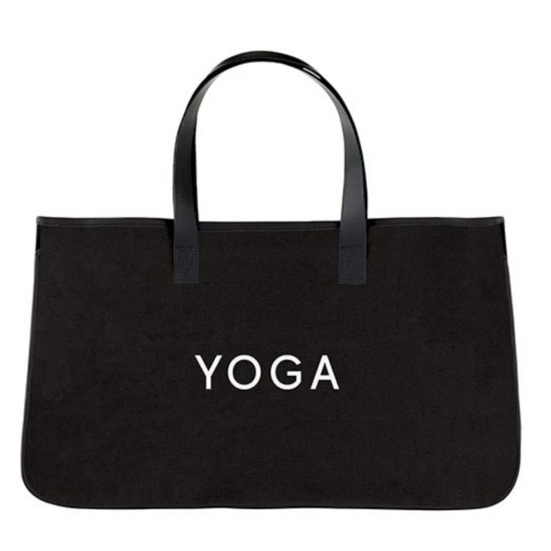 Black Canvas Tote - Yoga - LOCAL FIXTURE