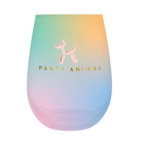 Stemless Wine Glass - Party Animal - LOCAL FIXTURE