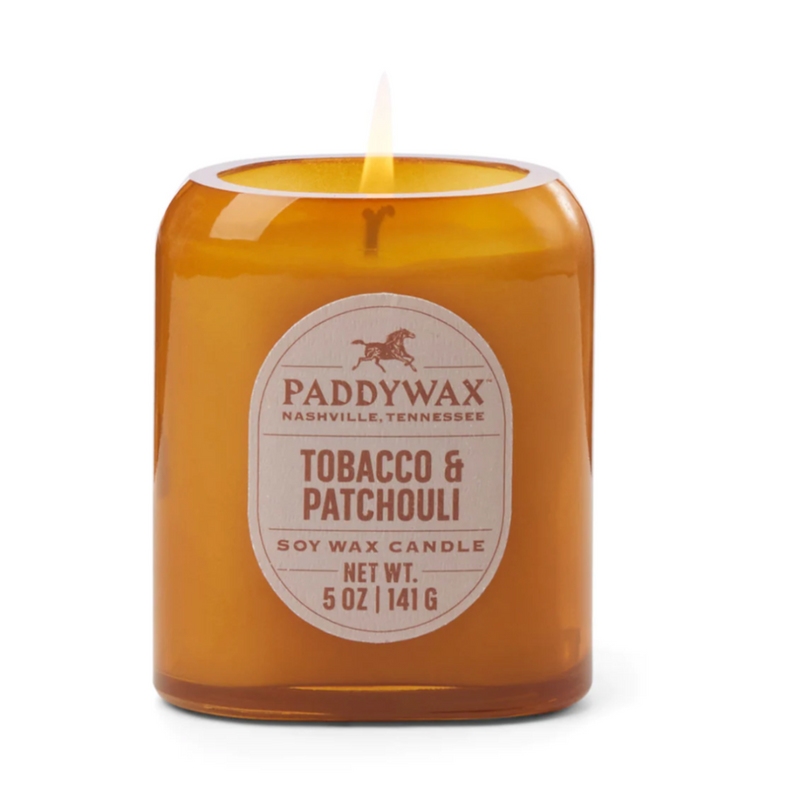 Vista Glass Candle 5oz | Tobacco & Patchouli - LOCAL FIXTURE