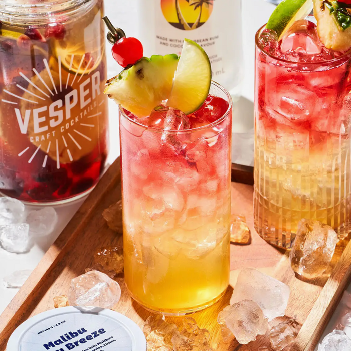 Vesper Craft Cocktails Malibu Bay Breeze — LOCAL FIXTURE
