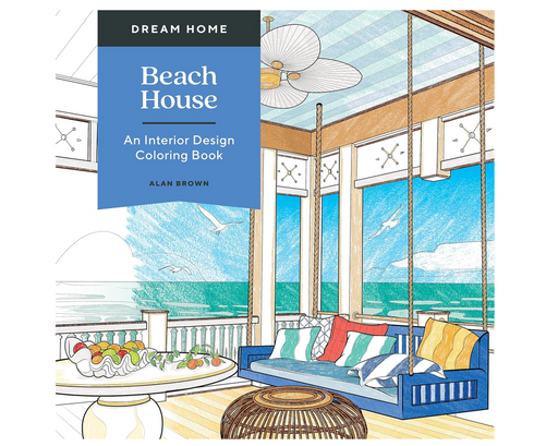 Dream Home: Beach House: An Interior Design Coloring Book - LOCAL FIXTURE