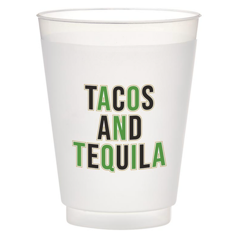 Face to Face Frost Cups - Tacos & Tequila - LOCAL FIXTURE