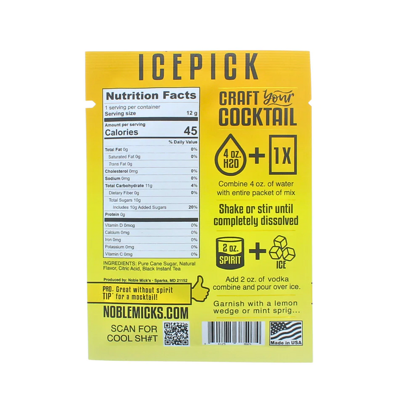 Single Serve Craft Cocktail | Icepick - LOCAL FIXTURE