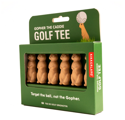 Gopher the Caddie Golf Tee - LOCAL FIXTURE