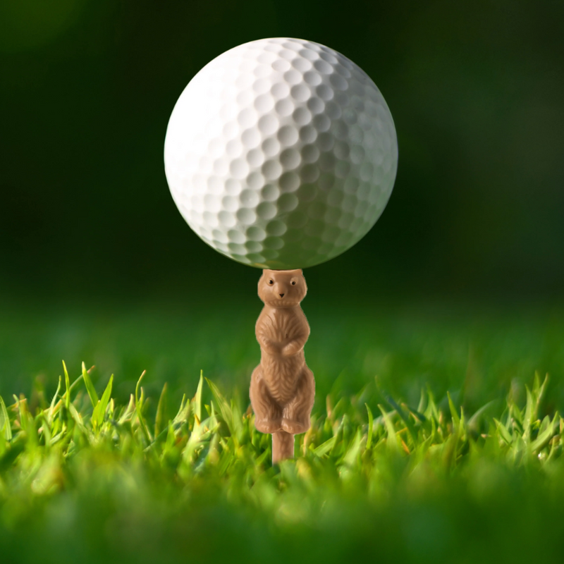 Gopher the Caddie Golf Tee - LOCAL FIXTURE