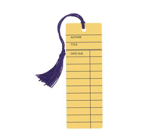 Library Card Bookmark - LOCAL FIXTURE