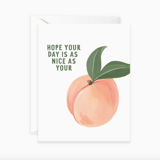 Nice Peach Greeting Card - LOCAL FIXTURE