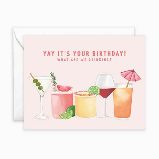 Birthday Cocktails | Funny Birthday Card & Friendship Card - LOCAL FIXTURE