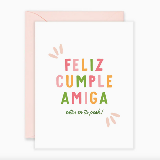 Feliz Cumple Amiga | Spanish Card & Friendship Card - LOCAL FIXTURE
