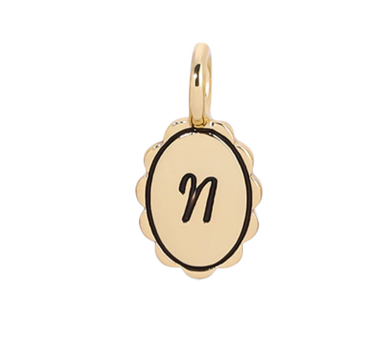 Charm Garden | Scalloped Initial Charm - LOCAL FIXTURE