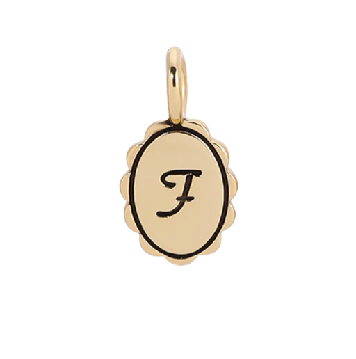 Charm Garden | Scalloped Initial Charm - LOCAL FIXTURE