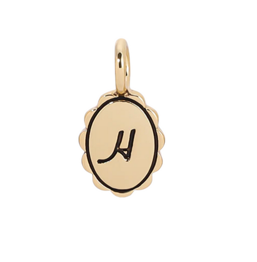Charm Garden | Scalloped Initial Charm - LOCAL FIXTURE