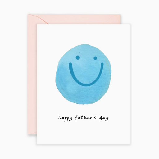Blue Smiley Father's Day Greeting Card - LOCAL FIXTURE