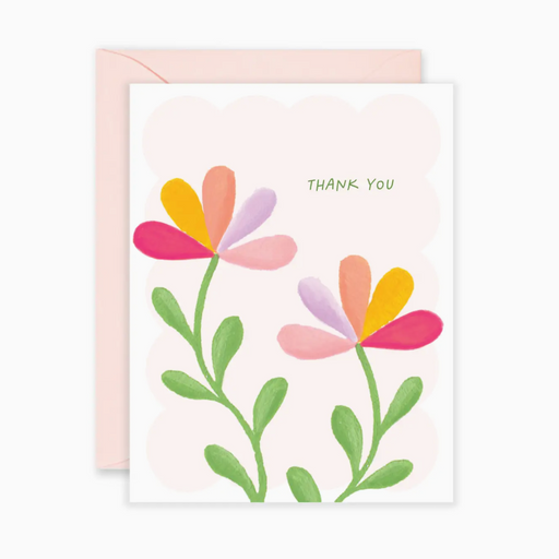Thank You Flower Fan | Greeting Card - LOCAL FIXTURE