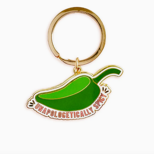 Unapologetically Spicy Enamel Keychain - LOCAL FIXTURE