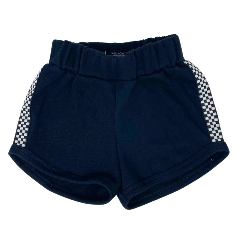 Super Duper Black Short Shorts - Unisex for Boys and Girls - CLEARANCE