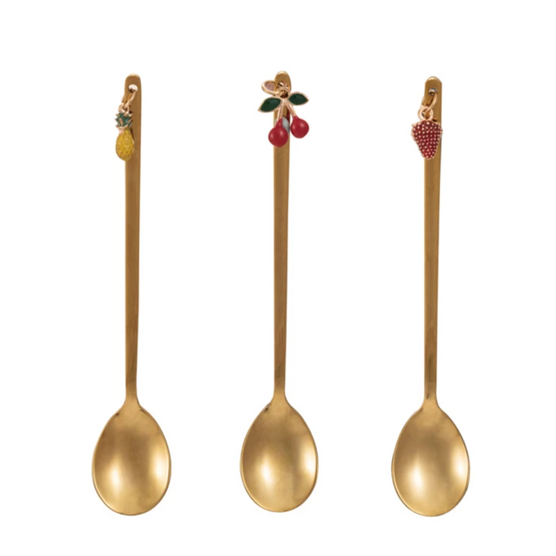 Stainless Steel Spoon w/ Charm