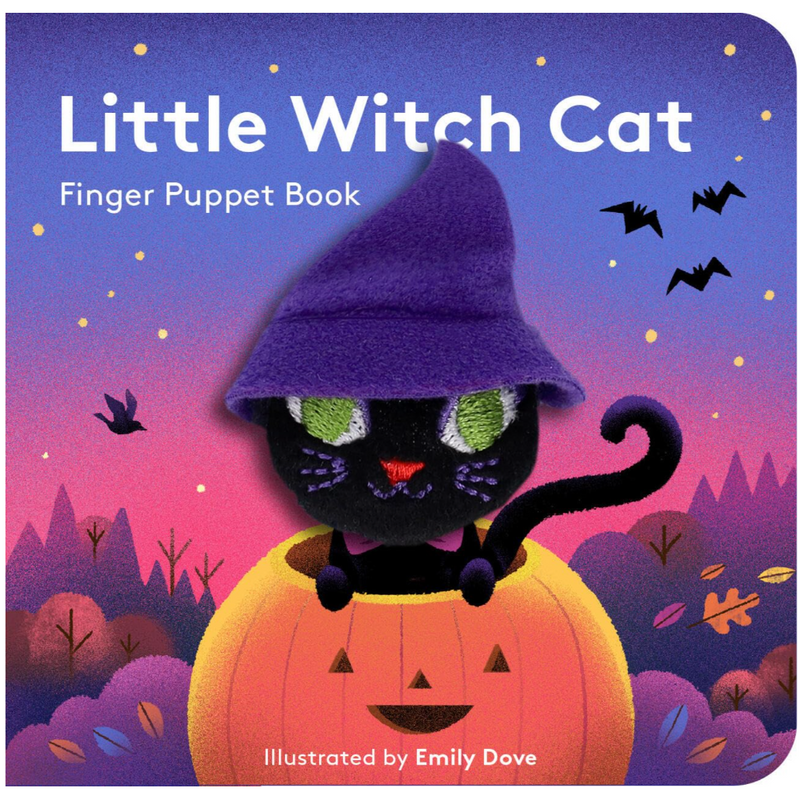 Little Witch Cat: Finger Puppet Book