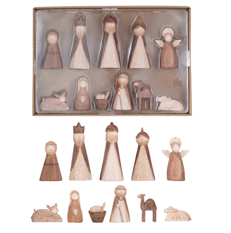 Resin Nativity Set
