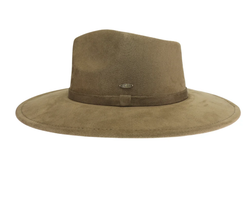 Camden Faux Suede C.C Rancher Hat