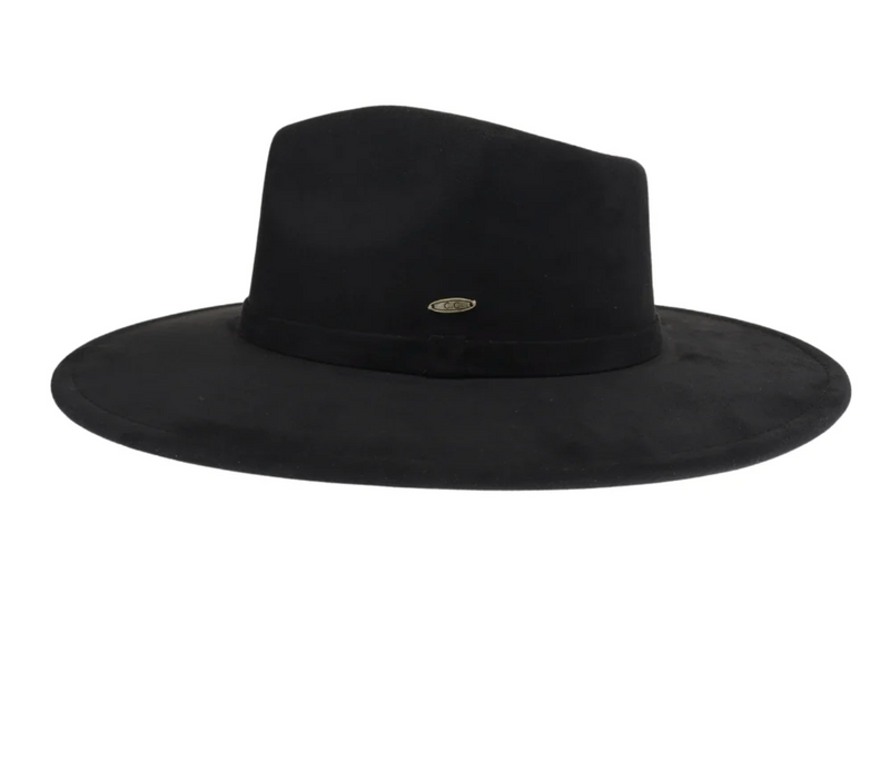 Camden Faux Suede C.C Rancher Hat