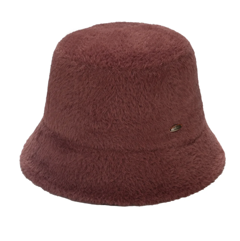 Short Hair Faux Fur C.C Bucket Hat