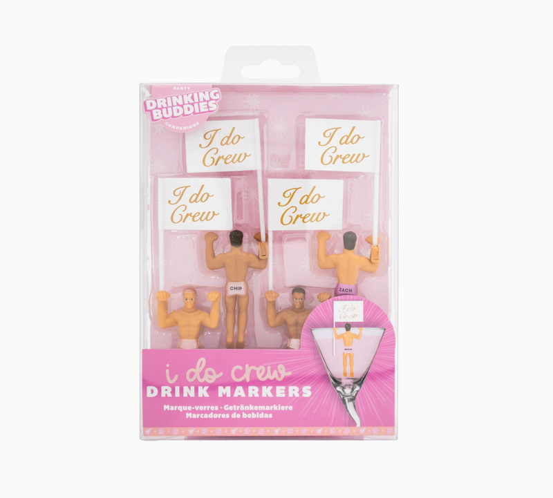 I Do Crew Drink Markers - 4 Pack
