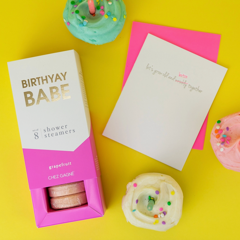 Birthyay Babe | Birthday Shower Steamers | Grapefruit