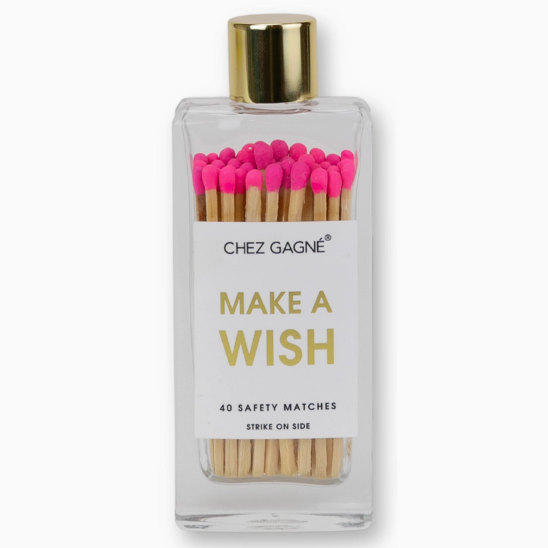 Make A Wish Matches | Glass Bottle Matchsticks
