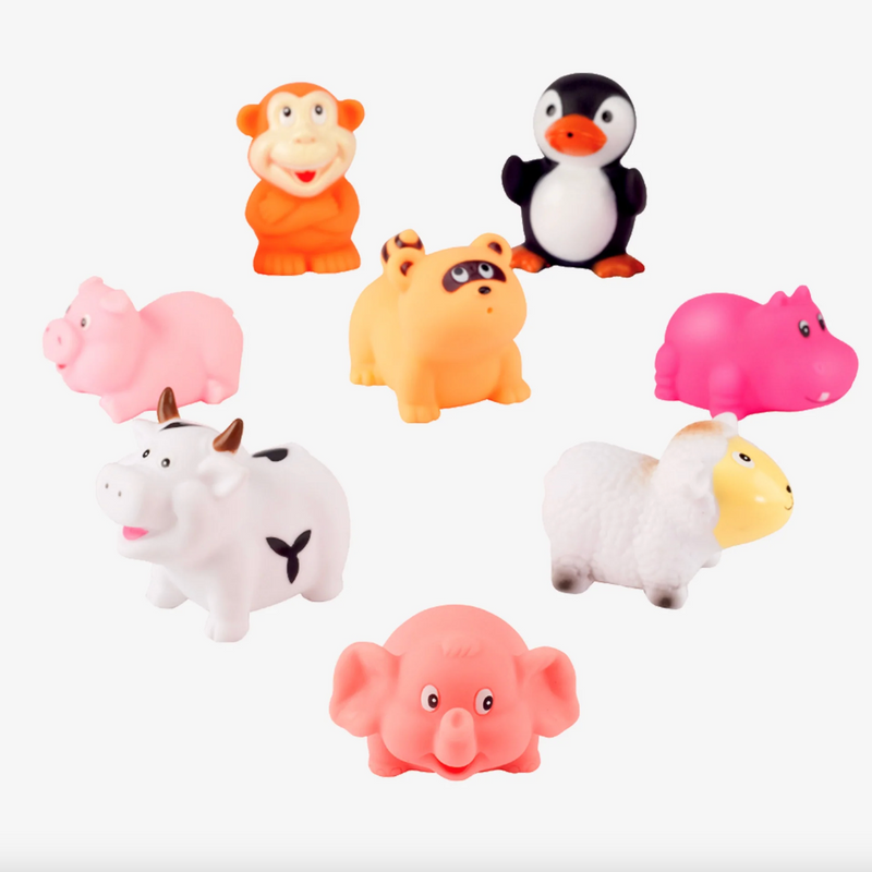 Animal Party Squirtie Baby Bath Toys