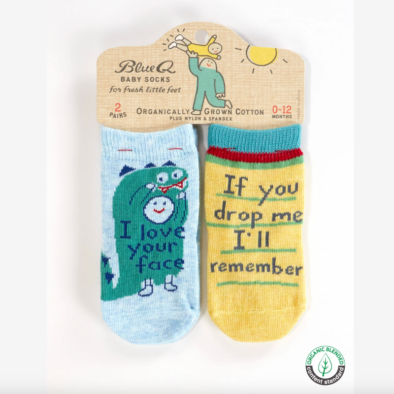 Your Face/Drop Me Baby Socks