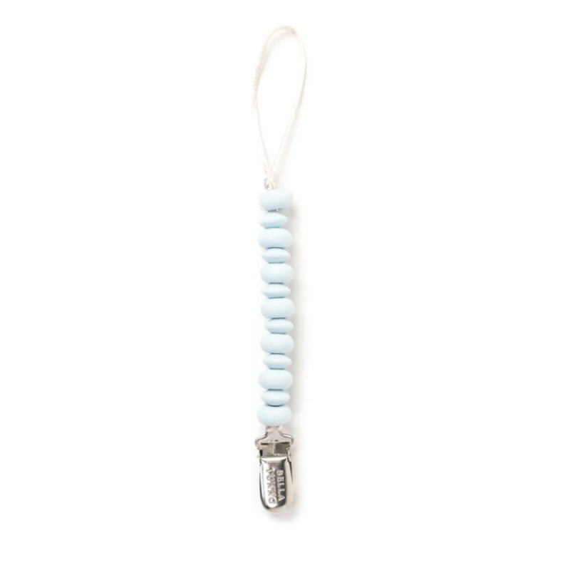 Light Blue Pacifier Clip