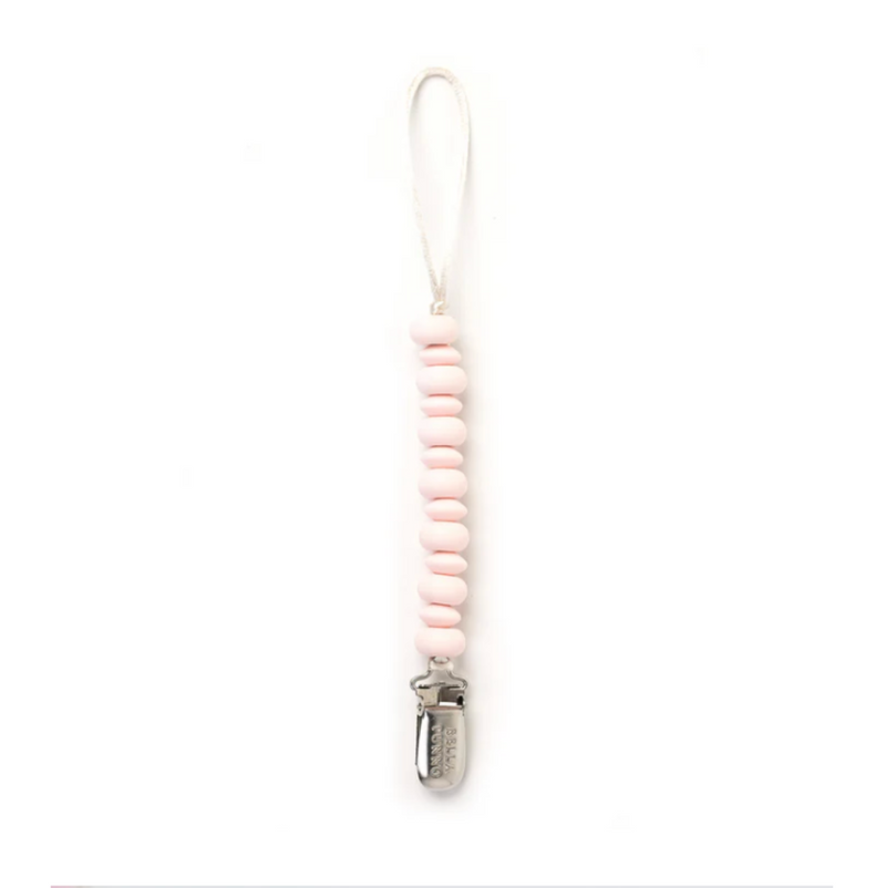 Light Pink Pacifier Clip