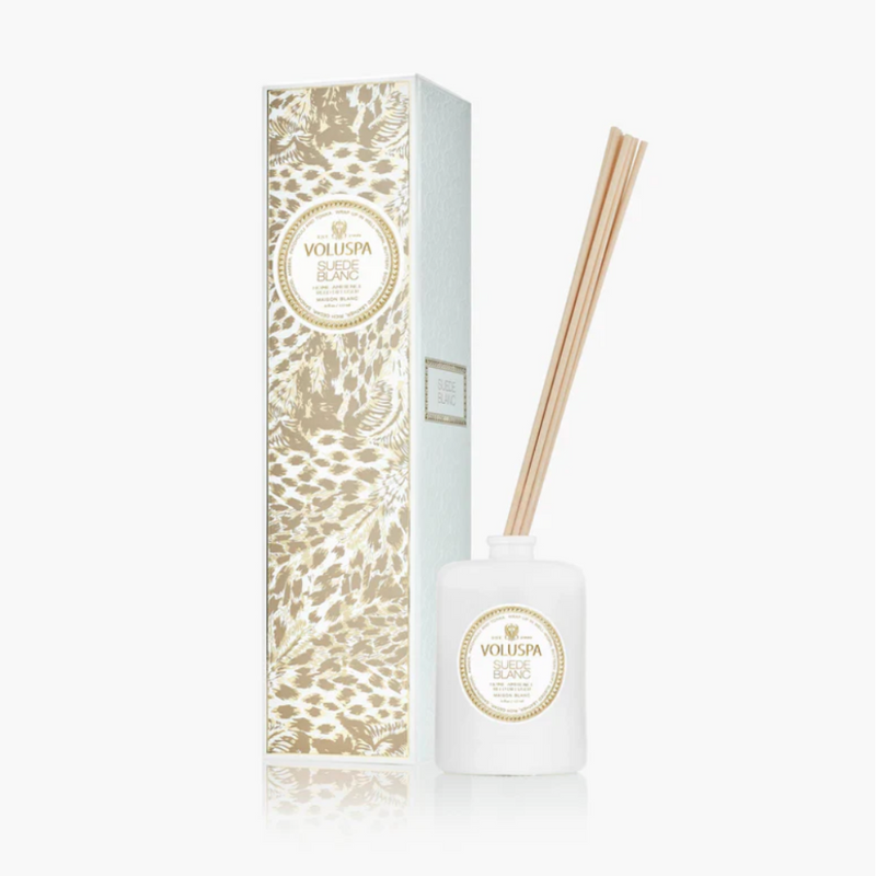Suede Blanc Reed Diffuser
