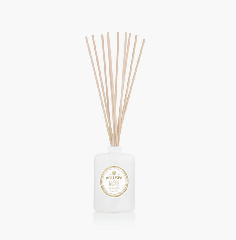 Suede Blanc Reed Diffuser