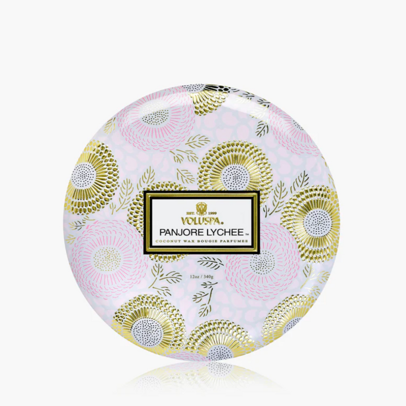 Panjore Lychee 3 Wick Tin Candle