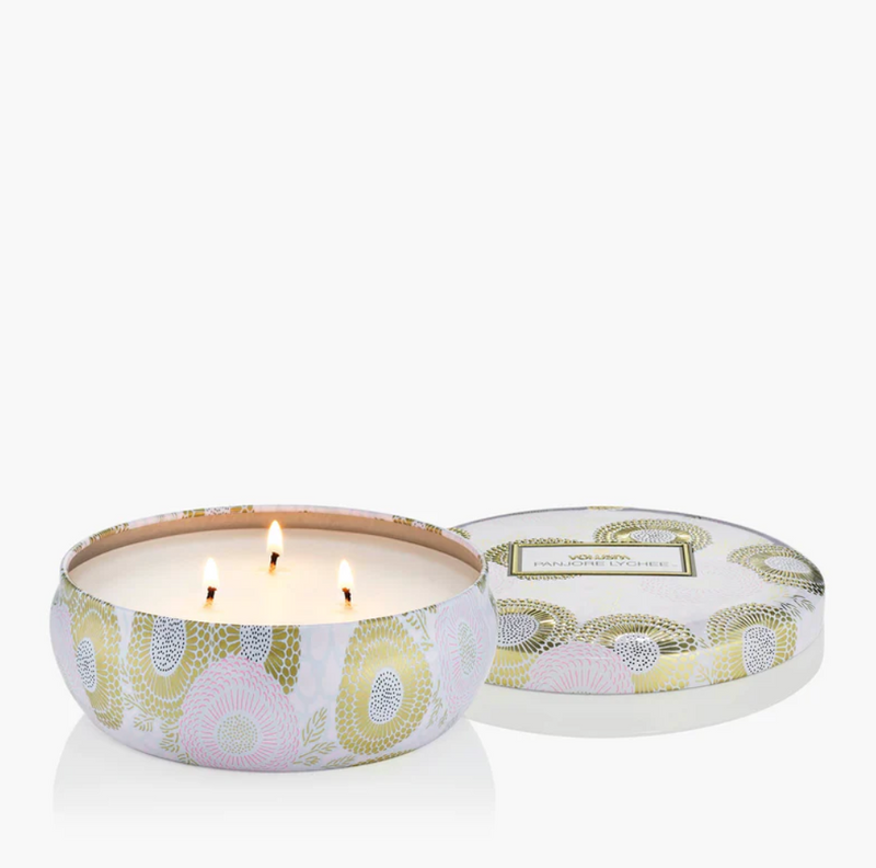 Panjore Lychee 3 Wick Tin Candle