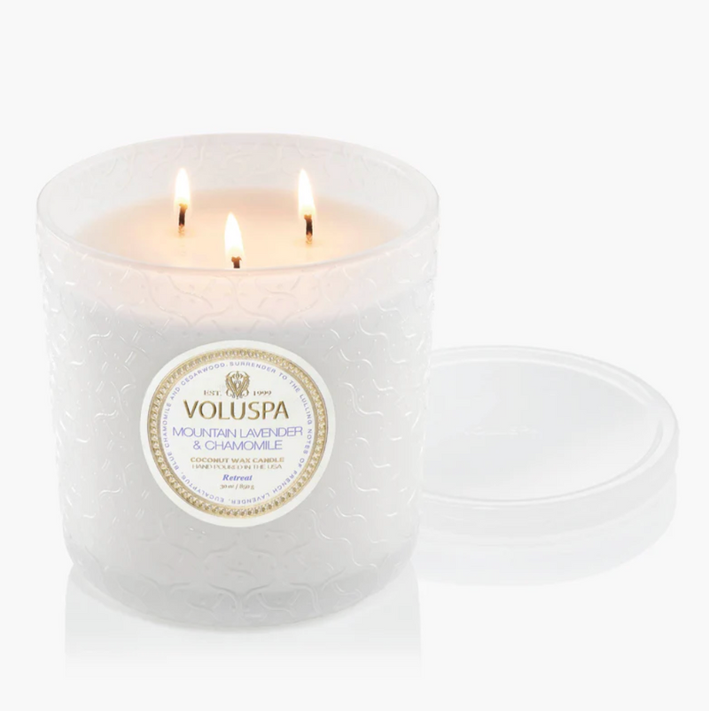 Mountain Lavender & Chamomile Luxe Candle