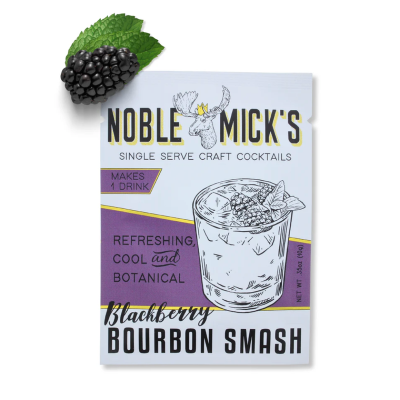 Single Serve Craft Cocktail | Blackberry Bourbon Smash