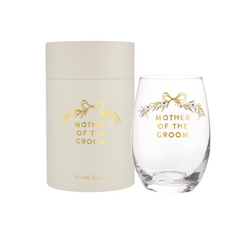 Stemless Wine Glass | Mother of the Groom