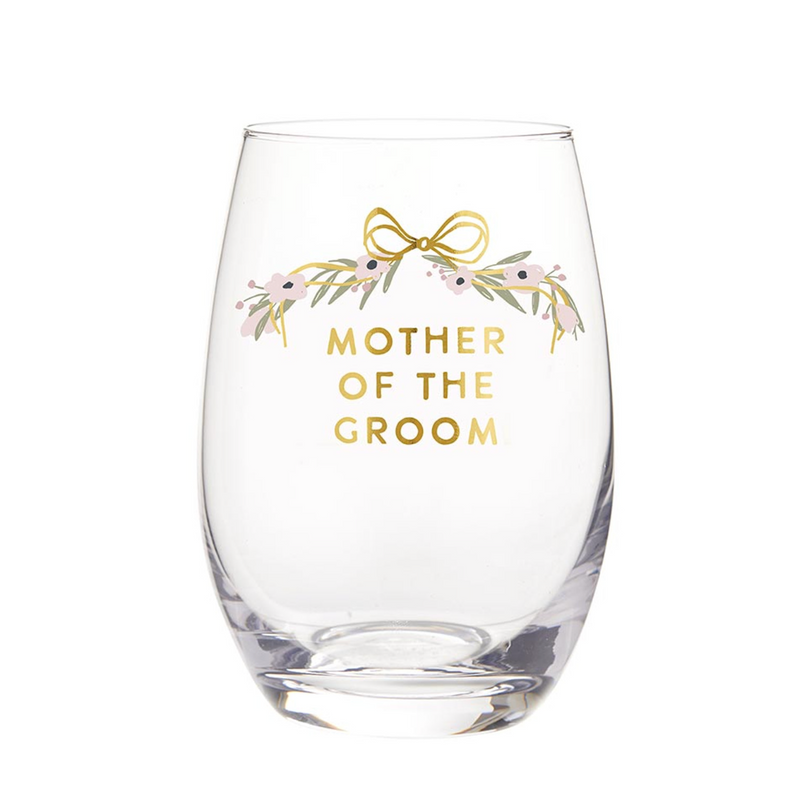 Stemless Wine Glass | Mother of the Groom