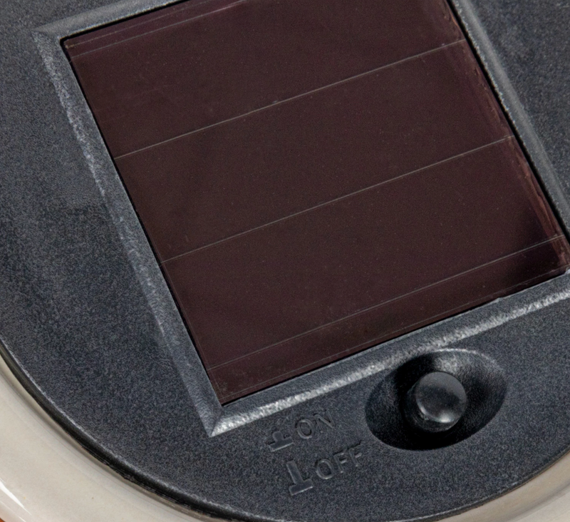 Stoneware LED Solar Powered Waterproof Lantern