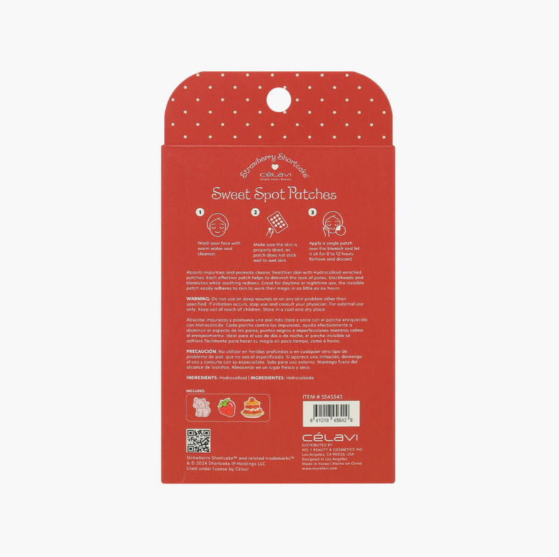Celavi Strawberry Shortcake Hydrocolloid Blemish Patches